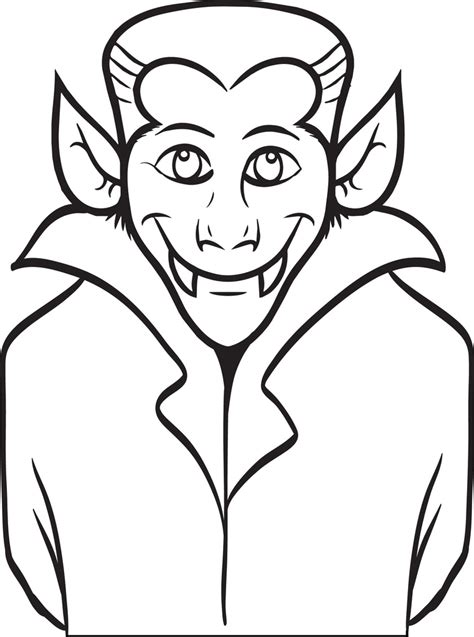 printable dracula coloring page  kids  supplyme