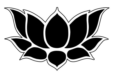 lotus flower template