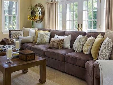 30 Cool Brown Sofa Ideas For Living Room Decor In 2020 Brown Sofa