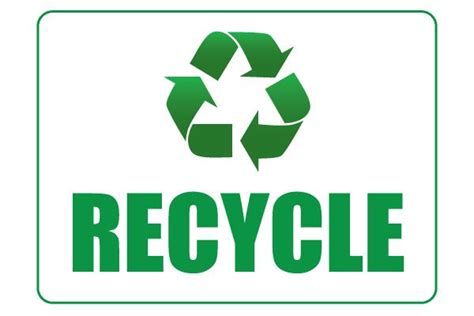 printable recycle bin signs