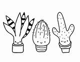 Cactus Coloring Mini Drawing Colorear Pages Simple Outline Para Aesthetic Saguaro Printable Dibujos Dibujo Tumblr Color Cute Getdrawings Dibujar Pintar sketch template
