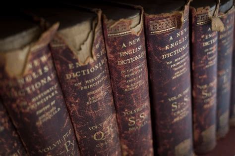 oxford english dictionary  brought  life   rustic scriptorium abc news