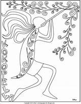 Kokopelli Pages Coloring Getcolorings sketch template