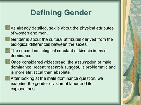 Gender And Sex