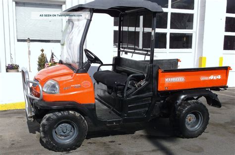 kubota rtv  diesel  hydraulic dump  latatk  video