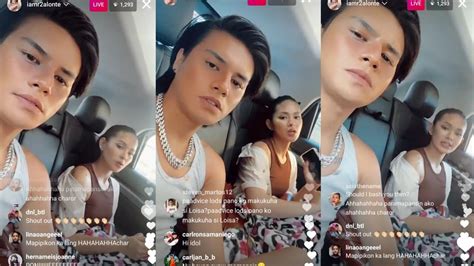 Ronnie Alonte With Loisa Andalio Loinie Instagram Live May 3 2021