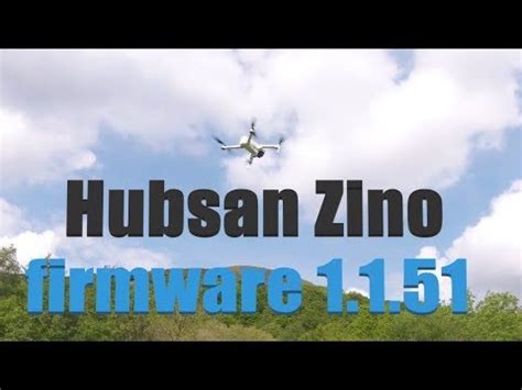 hubsan zino firmware  flight test youtube