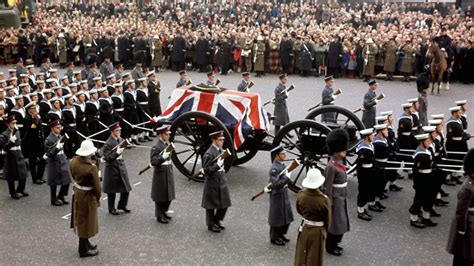 bbc history   bbc  state funeral  sir winston churchill
