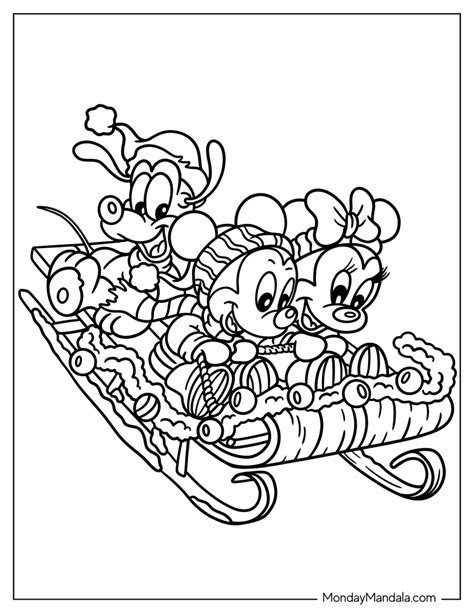disney christmas coloring pages   printables