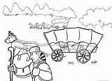 Wagon Coloring Covered Train Oregon Trail Pages Getdrawings Drawing Printable Getcolorings Color Comments sketch template