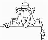 Inspector Gadget Coloring Pages Print sketch template