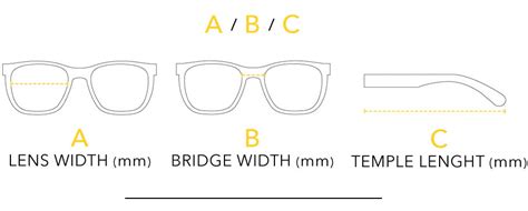how to choose the right size sunglasses eyewear frame size and fit guide