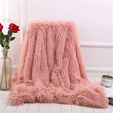 large luxury long pile throw blanket shaggy faux fur super soft ultra