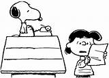 Snoopy Coloring Lucy Write Pages Surprise Hold Tight His Tocolor sketch template