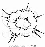 Explosion Burst Comic Poof Clipart Vector Illustration Royalty Seamartini Regarding Notes Small sketch template