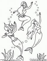 Colorare Sirene Sirena Disegni Cantare sketch template