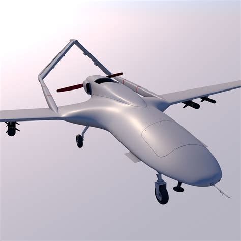 modelo  tb uav drone turbosquid