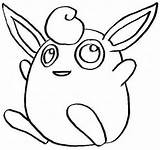Wigglytuff Jigglypuff Pokémon Pokemons Condividi sketch template