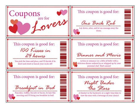 printable love coupon booklet clean man stuff pinterest love cleanses and coupon