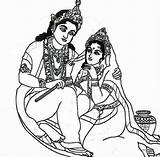 Krishna Radha Radhe Clipartmag sketch template