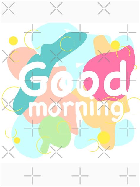 good morning logo design  shirt  bambino redbubble