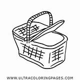 Picnic Basket Drawing Coloring Clipart Blanket Line Sketch Cestino Colorare Da Table Paintingvalley Collection Getcolorings Pages Book Getdrawings Color sketch template