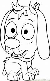 Coloring Puppies Coloringpages101 sketch template