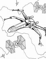 Coloring Wing Pages Starfighter Popular sketch template