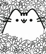 Coloring Kawaii Pages Cat Pusheen Printable Cute Print Book Unicorn Gudetama Sheets Girls Pokemon Emoji Colouring Grumpy Cats Color Mew sketch template