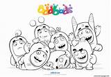 Coloring Kids Oddbods Pages Printable Fun Time Book Print Oddbod Colouring Choose Board Odd Books sketch template