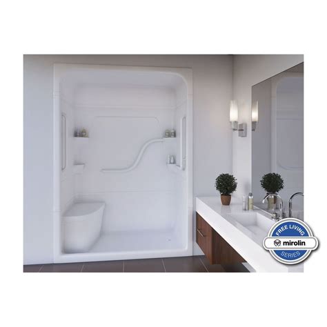 Mirolin Fs5ls Rs Madison 5 Free Living One Piece Shower