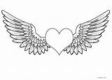 Wings Angel Engel Angels Printable Asas Ausmalbilder Anjo Cool2bkids Flügel Malvorlage Malvorlagen Educative sketch template