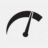 Tachometer Vector Symbol Sign Icon Clipart Vecteezy Pack Gauge sketch template