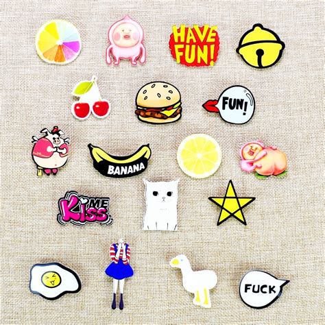 hot anime pins for clothes kawaii icon acrylic badges fashion clothes