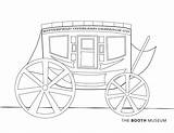 Stagecoach sketch template