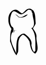 Diente Tooth Zahn Dente Dientes Tand Malvorlage Dent Kleurplaat Coloriage Toothache Imprimir Dibujar Quia Humano Imágenes Kleurplaten Ausmalbild Boca Funcion sketch template