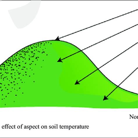 effect  sunlight aspect  soil temperature