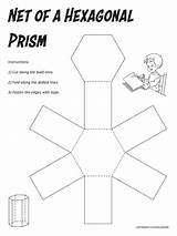 Hexagonal Prism Constructing Nets Studyladder sketch template