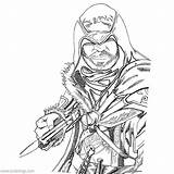 Creed Assassin Xcolorings Victor Arno Dorian Ezio 1200px sketch template