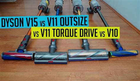 dyson  detect  outsize   torque drive   comparison cordless vacuum guide