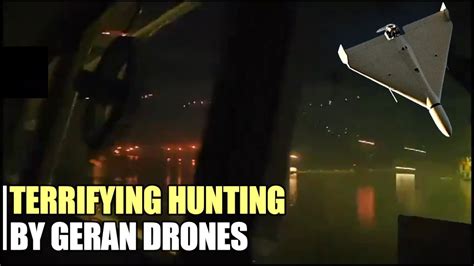 geran drone retaliation reached  target   port  odessa youtube