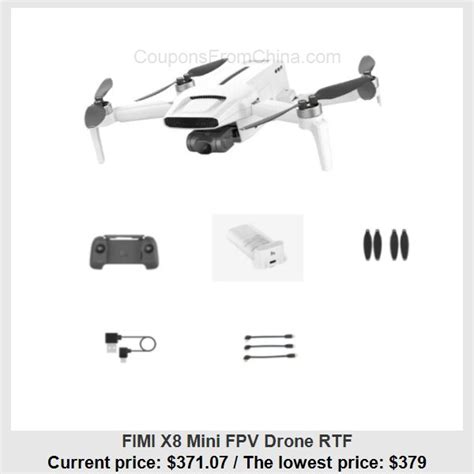 fimi  mini fpv drone rtf   usd  coupon  price  history
