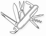 Knives Pocketknife Function Weapon Webstockreview Utility Pngegg sketch template