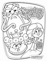 Veggie Tales Sweetpea Venture1105 Pea Giveaway sketch template