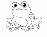 Prince Frog Coloring Charming sketch template