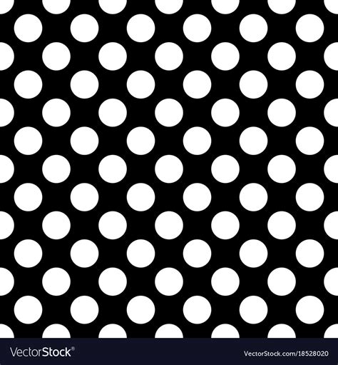 white circles   black background seamless vector image