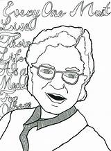 Rosa Parks Coloring Bus Drawing Color Pages Civil Rights Choose Board African American History Getdrawings sketch template