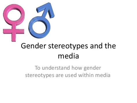 lesson 3 gender stereotypes and the media