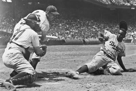 jackie robinson stealing home   foot dash  greatness