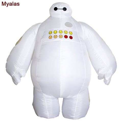 Baymax Inflatable Costume Big Hero 6 Baymax Halloween Costume For Men